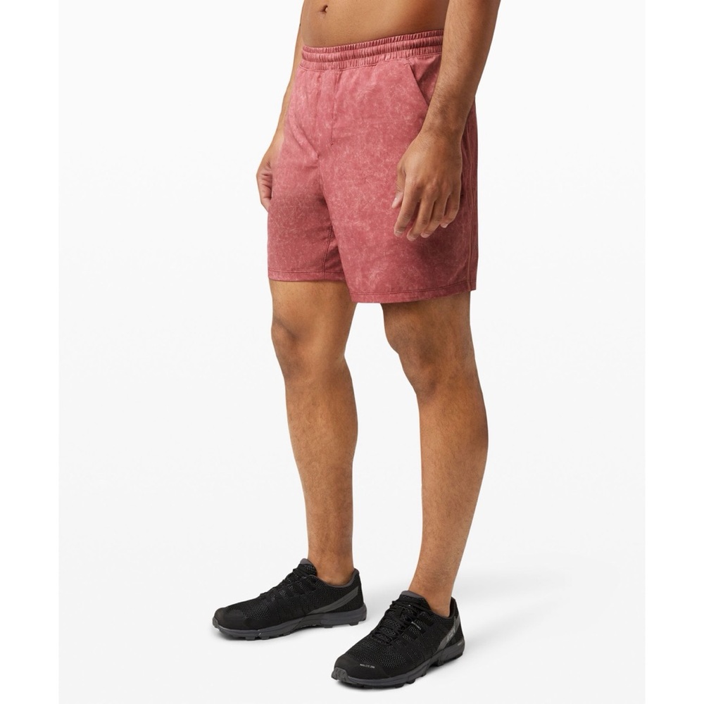 Lululemon Pace Breaker Lined Short 7” Gravel Dust Cherry Tint Multi Small